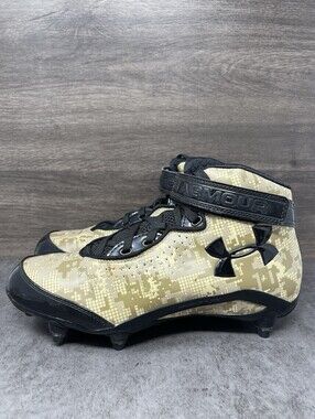 Under Armour Run N Gun Digi Camo Football Cleats Mens Size 9 Desert
